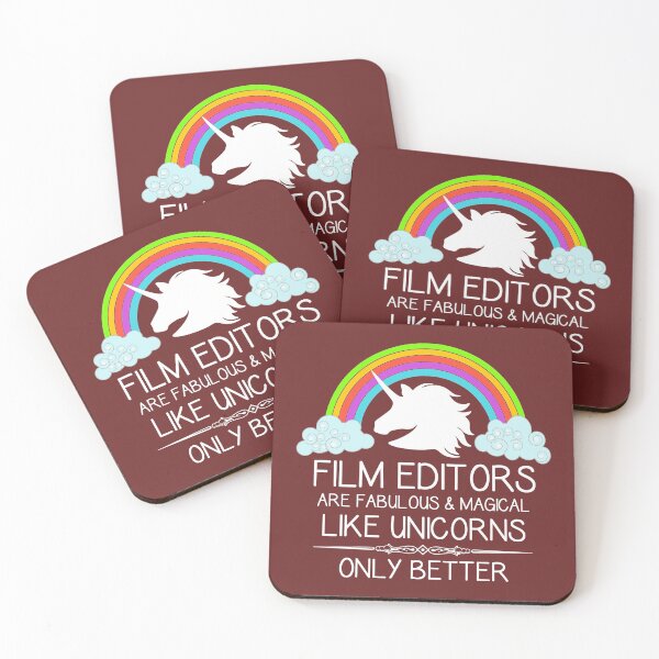 Item preview, Film Editor Gifts - Film Editors are Like Unicorns Only Better Funny Gift Ideas for the Movie Editing Department Unicorn & Assistant On Set designed and sold by merkraht.