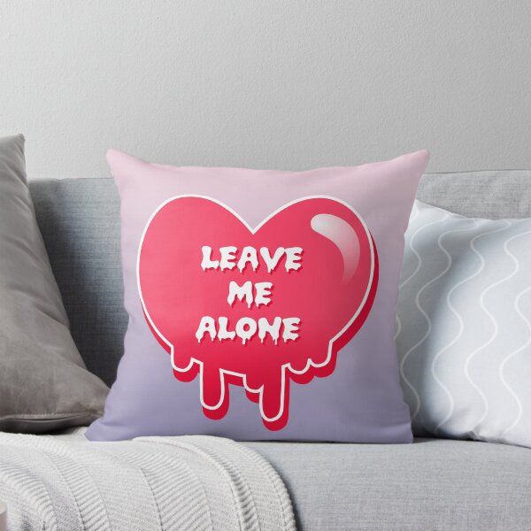 Aperçu de l'œuvre coeur melty pastel laissez-moi tranquille créée et vendue par hellohappy.