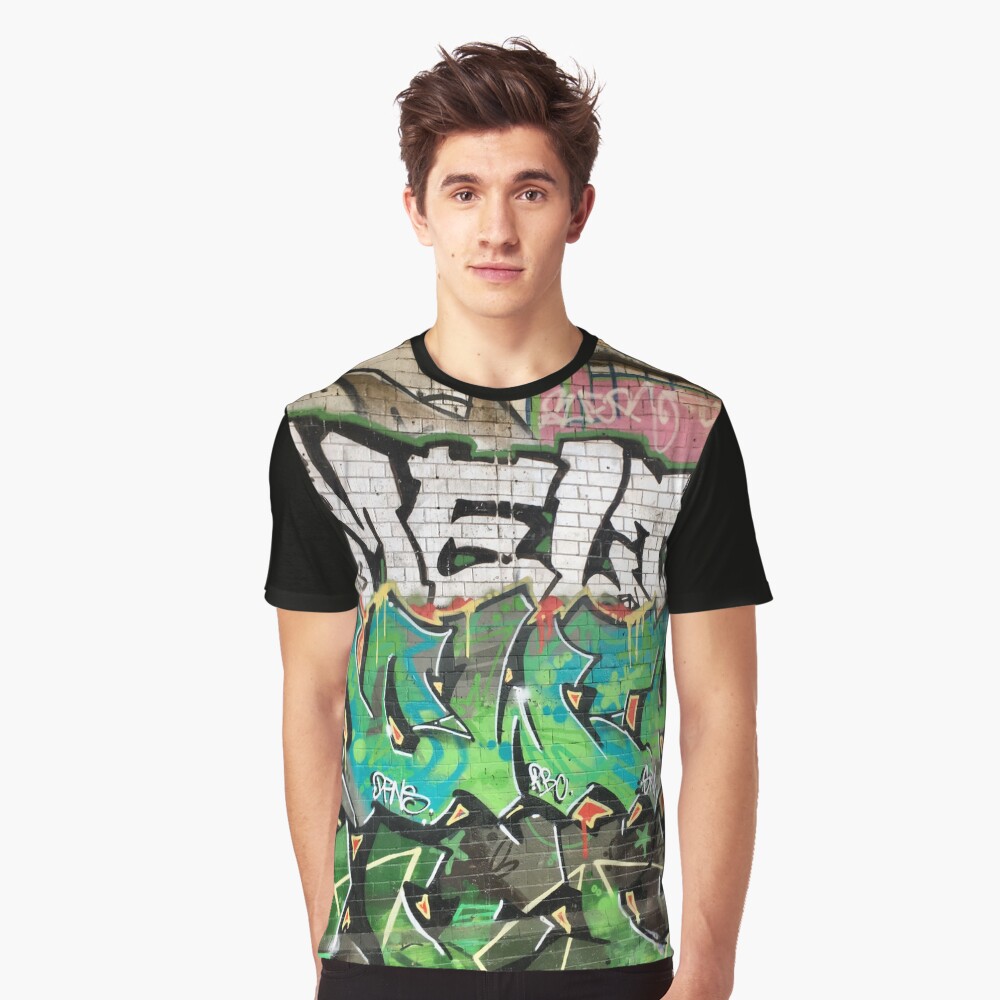 Contemporary Urban Graffiti under Southwark Railway Bridge London Graphic T-Shirt