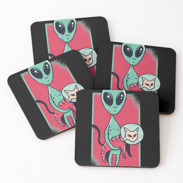 Item preview, Alien And Cat designed and sold by DavinciStore21.