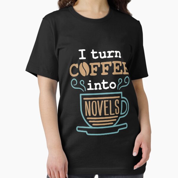 Artikel-Vorschau von Schriftsteller Autor Ich verwandle Kaffee in Romane, designt und verkauft von jaygo.