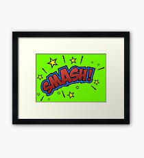 Smash Framed Print