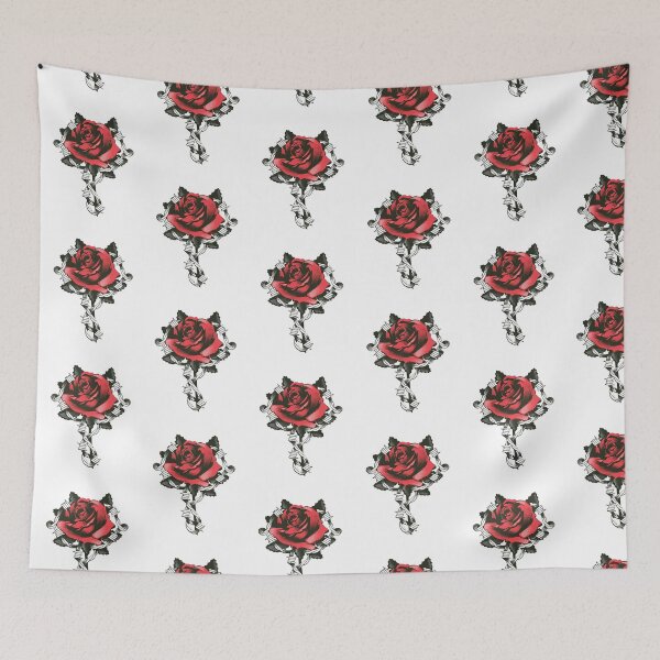 Item preview, Red Barbed Flower  designed and sold by kindxinn.