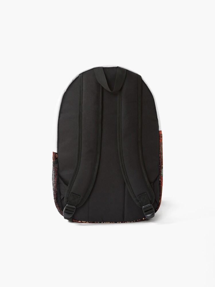 Alternate view of Antique Heriz Persian Carpet Print Backpack