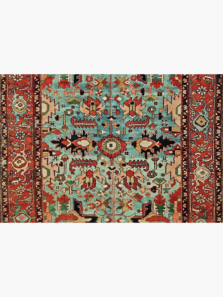 Antique Heriz Persian Carpet Print by bragova