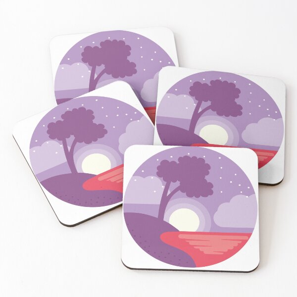 Item preview, Calm Night Landscape designed and sold by hachemi riadh.