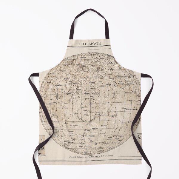 Item preview, Vintage Map of The Moon (1900) designed and sold by BravuraMedia.