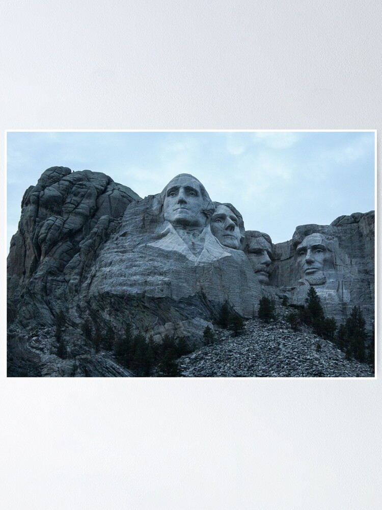 Mount Rushmore Poster By Stilgar Redbubble