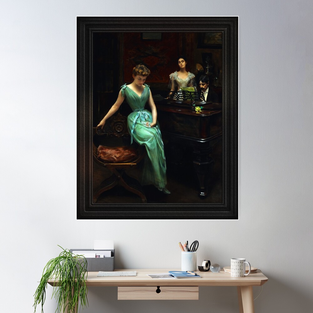Memories by Irving Ramsay Wiles Classical Art Old Masters Reproduction Wall Poster