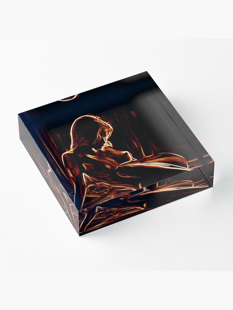 Alternate view of COPPERTONE WOMAN Acrylic Block