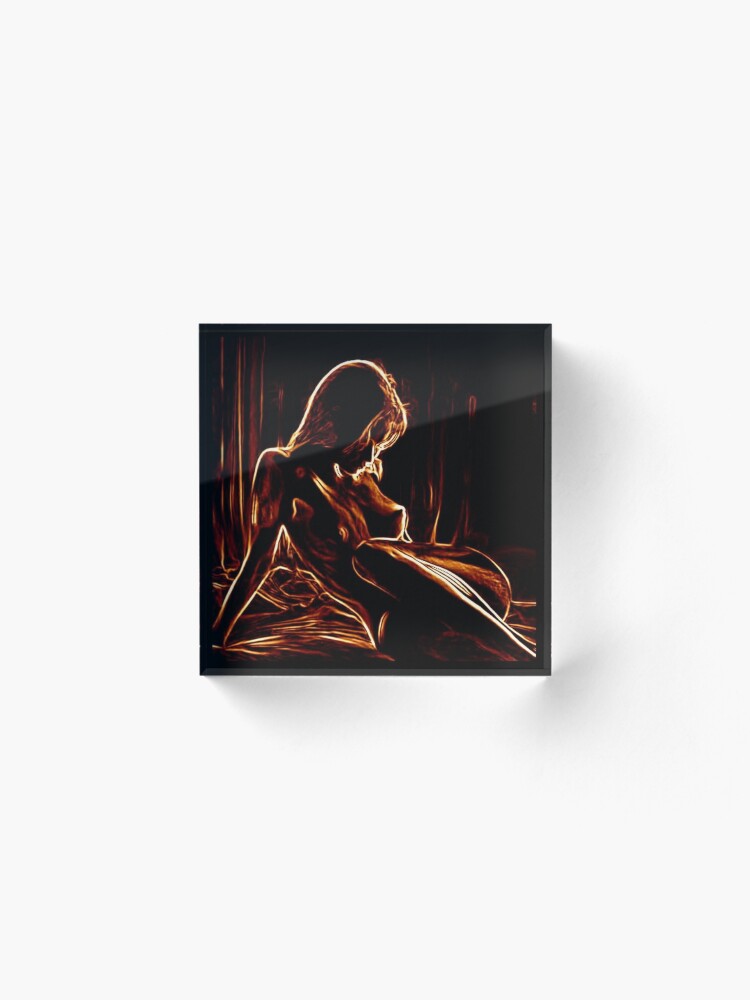 Alternate view of COPPERTONE WOMAN Acrylic Block