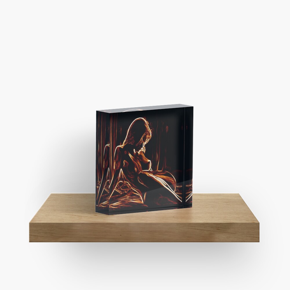 COPPERTONE WOMAN Acrylic Block