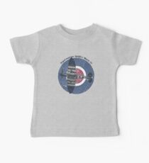 Vintage Fighter Plane Supermarine Spitfire Mark 19 Baby Tee