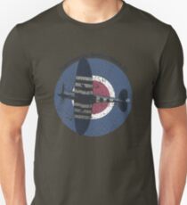 Vintage Fighter Plane Supermarine Spitfire Mark 19 Unisex T-Shirt