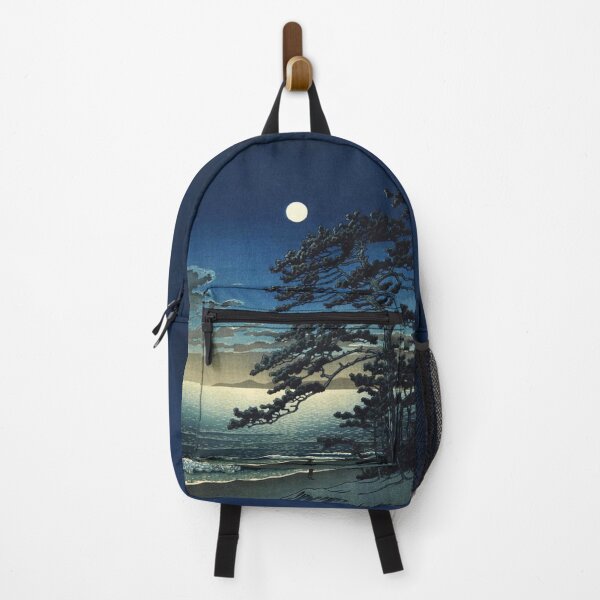 Item preview, Moon over Ninomiya Beach by Kawase Hasui designed and sold by ArtExpression.