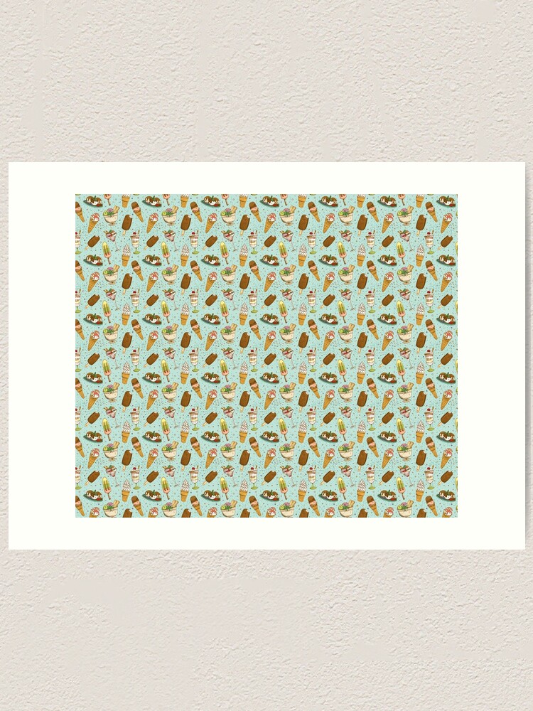Thumbnail 1 of 3, Art Print, Icecream designed and sold by RitzuPaul.
