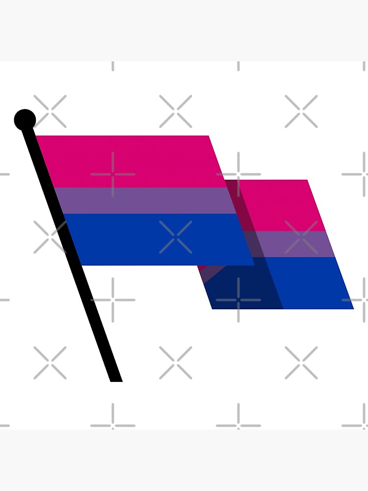 Bisexual Pride Flag Poster For Sale By Brenda Lee Redbubble