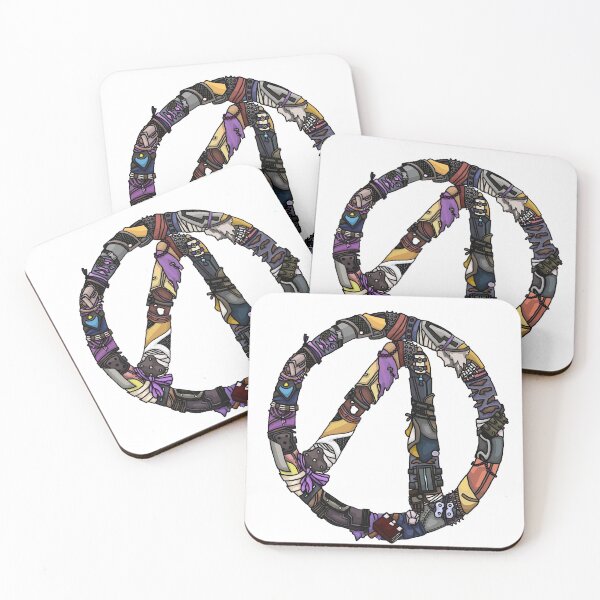 Borderlands Sirene Vault Symbol Coasters (Set of 4)
