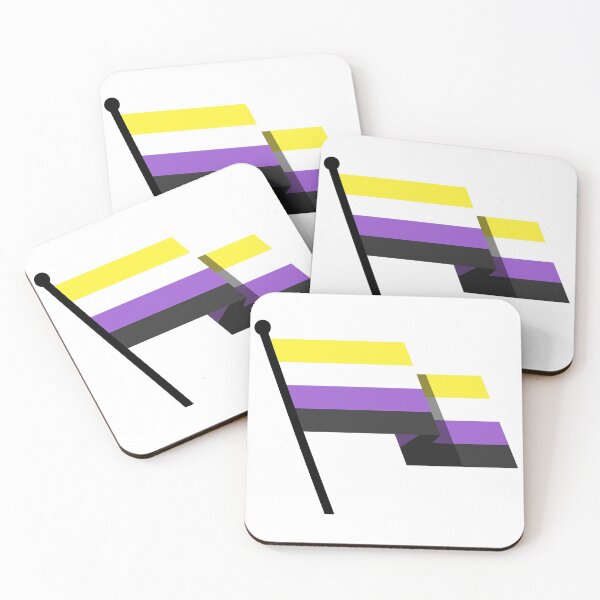 Item preview, non-binary pride flag designed and sold by brenda-lee.