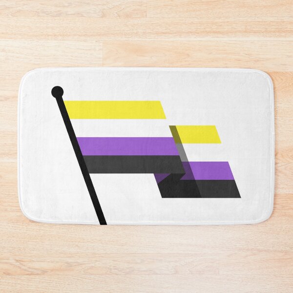 Item preview, non-binary pride flag designed and sold by brenda-lee.