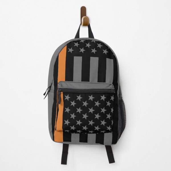 Item preview, Search and Rescue Orange Line US Flag designed and sold by Garaga.