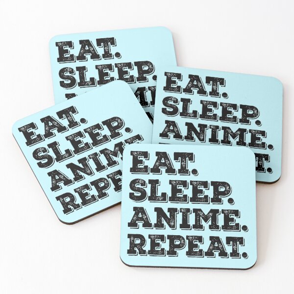 Item preview, Eat Sleep Anime Repeat - Funny Anime Lover Gift    designed and sold by meedTee.
