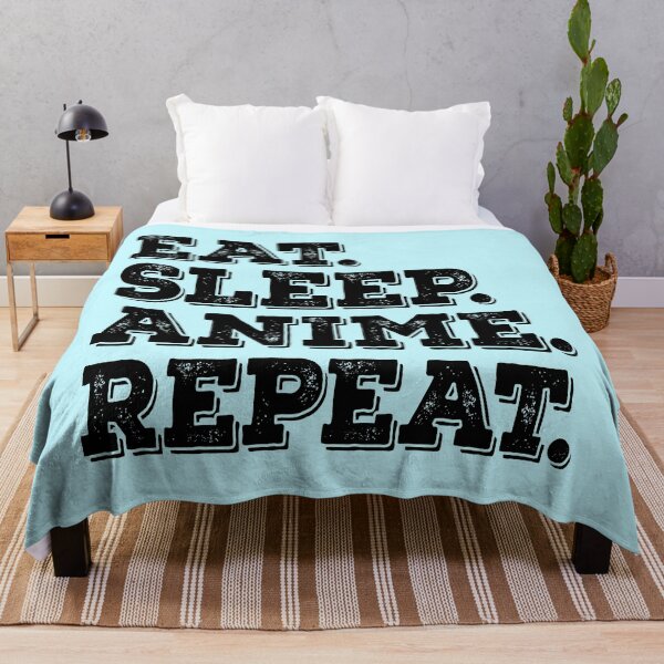 Item preview, Eat Sleep Anime Repeat - Funny Anime Lover Gift designed and sold by meedTee.