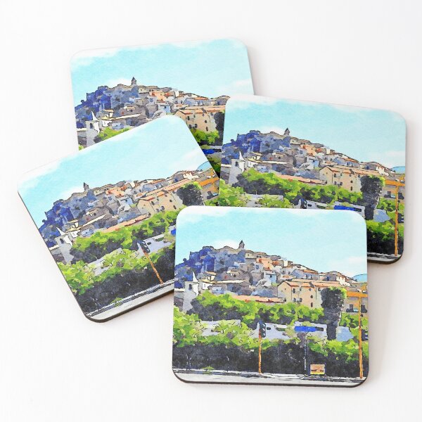 Item preview, View of the village of Scalea with traffic lights designed and sold by Giuseppe Cocco.
