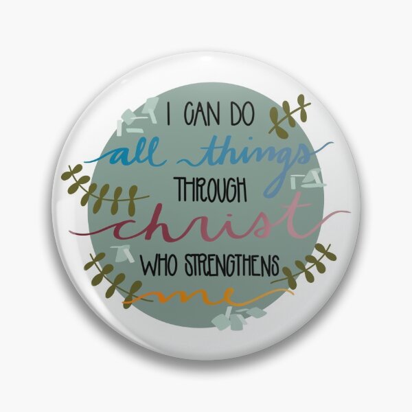 Item preview, All Things Through Christ designed and sold by Cammie McGillis.