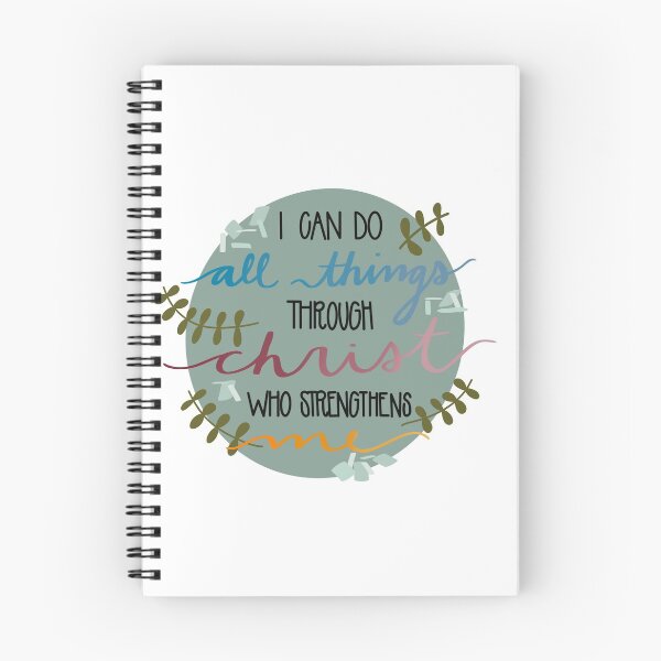Item preview, All Things Through Christ designed and sold by Cammie McGillis.