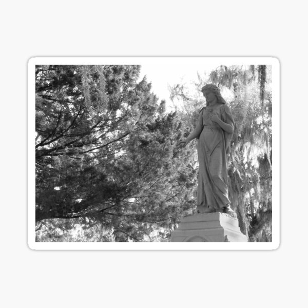 Angel - Bonaventure Cemetery Sticker