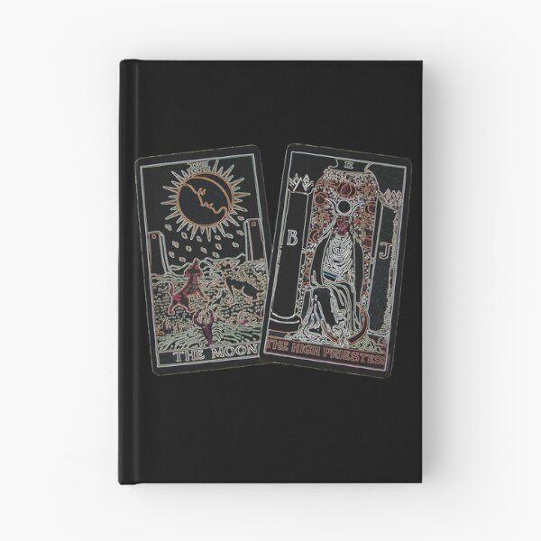 Item preview, The Moon And High Priestess Tarot designed and sold by WildandDivine.