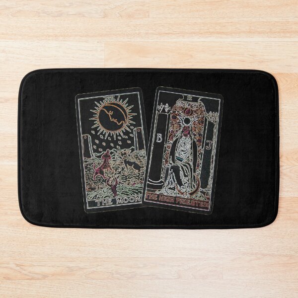 Item preview, The Moon And High Priestess Tarot designed and sold by WildandDivine.