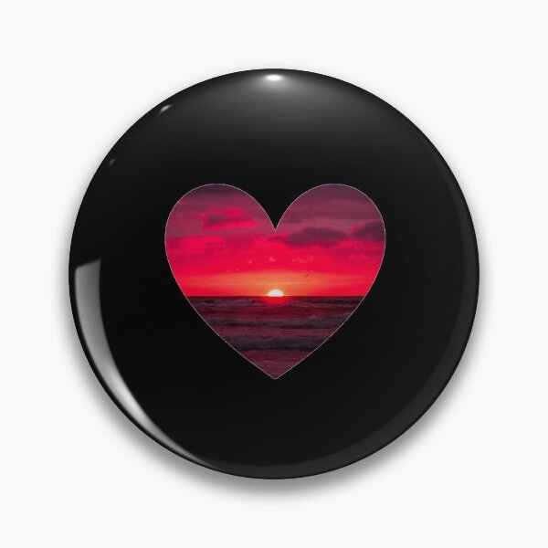 Item preview, Sunset in Heart Shape designed and sold by widianeworld.