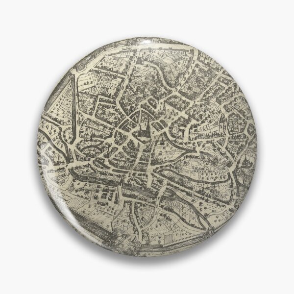 Item preview, Vintage Map of Tienen Belgium (1635) designed and sold by BravuraMedia.