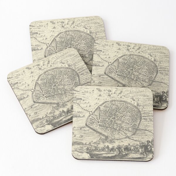 Item preview, Vintage Map of Tienen Belgium (1635) designed and sold by BravuraMedia.