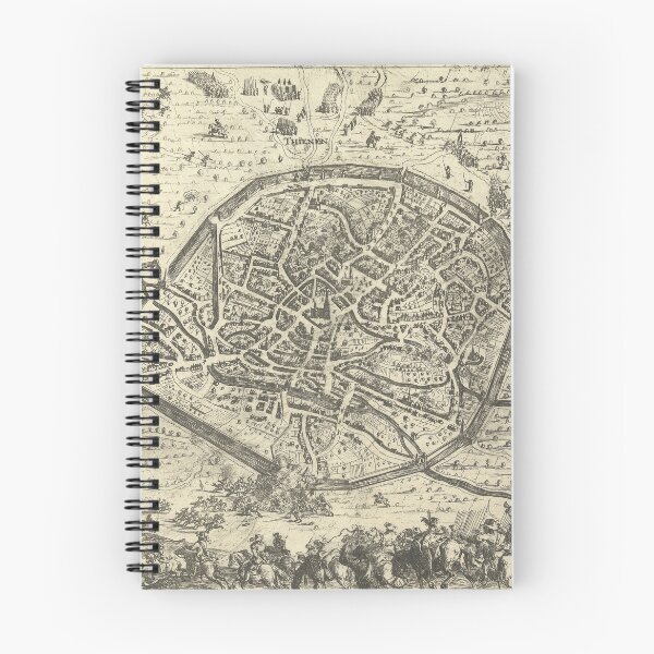 Item preview, Vintage Map of Tienen Belgium (1635) designed and sold by BravuraMedia.
