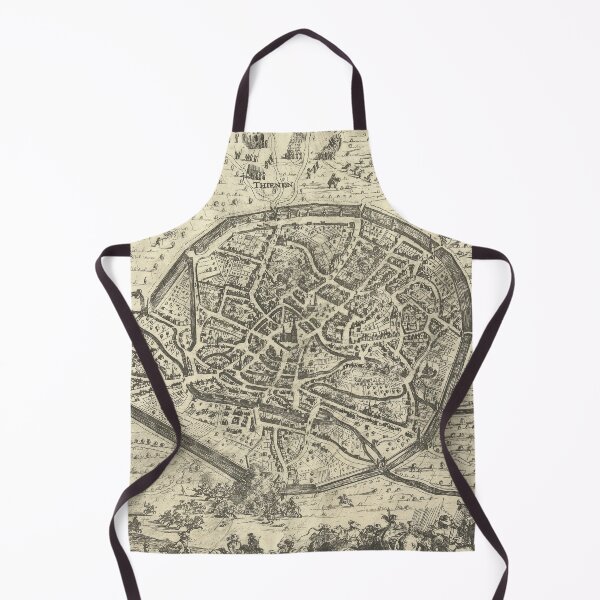 Item preview, Vintage Map of Tienen Belgium (1635) designed and sold by BravuraMedia.
