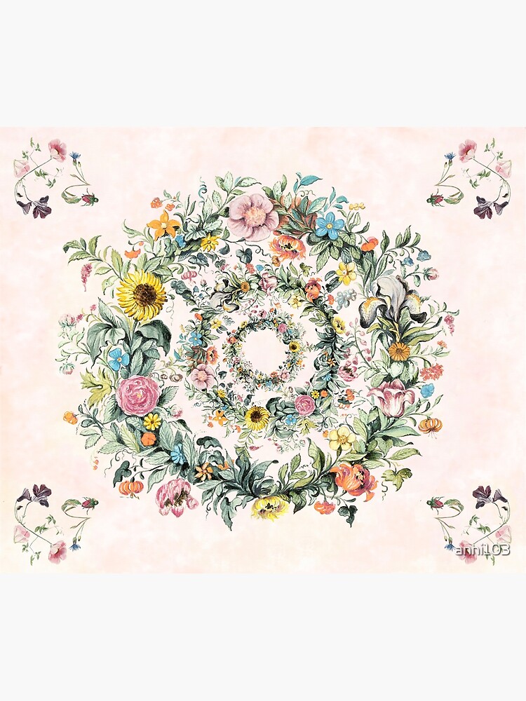Circle of life-floral painting by anni103