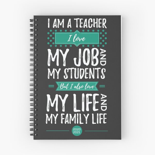 Item preview, I am a teacher, I love my job, students, but also my life designed and sold by CokeyPanda.