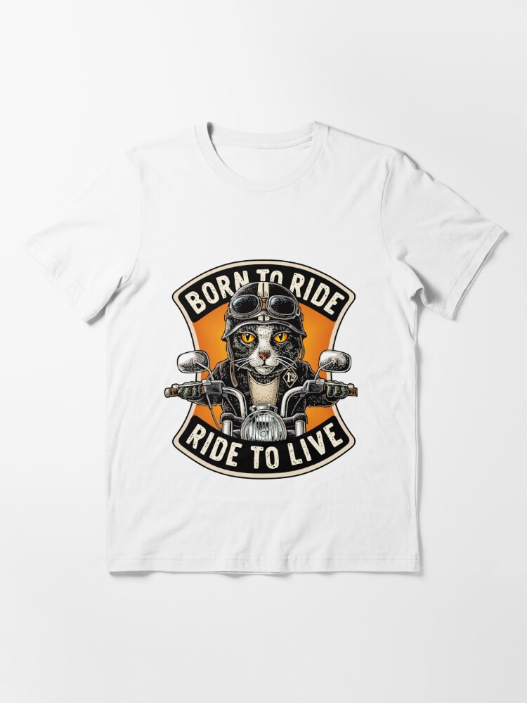 T-Shirt moto evolution Biker born to be wild