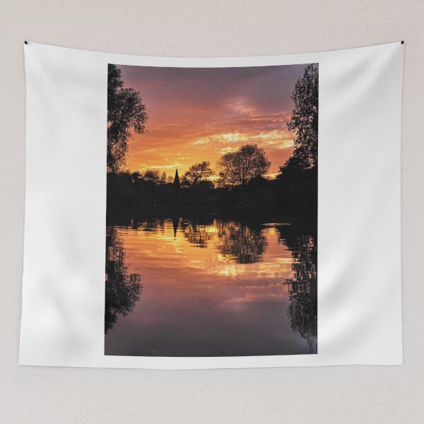 Item preview, Fordwich river stour and church sunset designed and sold by rogerstanger.