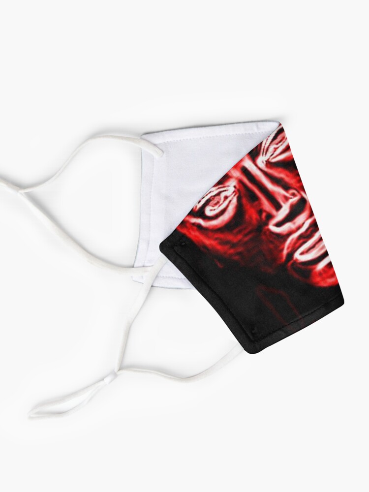 Alternate view of RED ROSE Mask