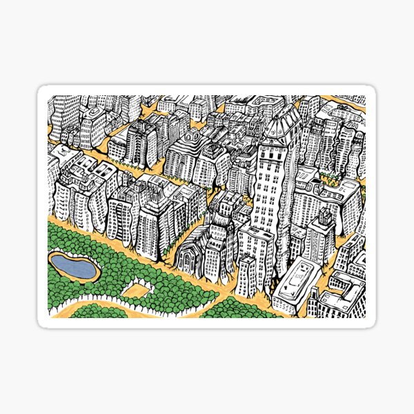 Manhattan Sticker