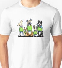 Think Adoption | Green Tee Shelter Dogs Unisex T-Shirt