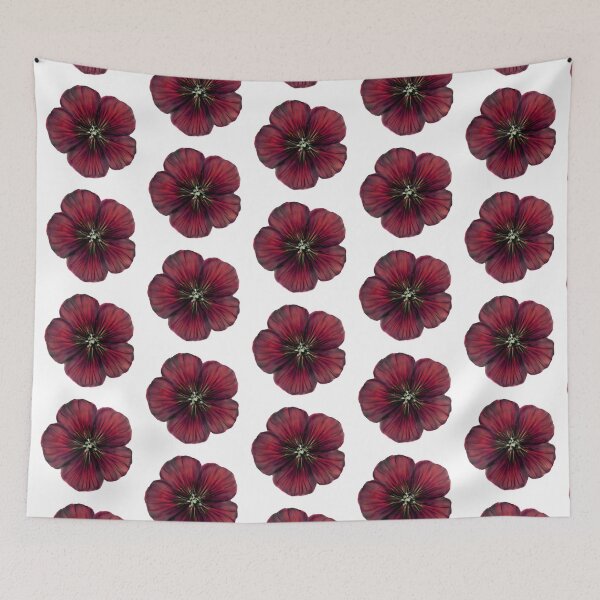 Item preview, Dark red flower blossom realistic designed and sold by PeppaThePenguin.