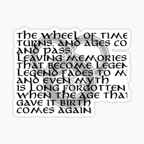 Wheel of Time turns Sticker