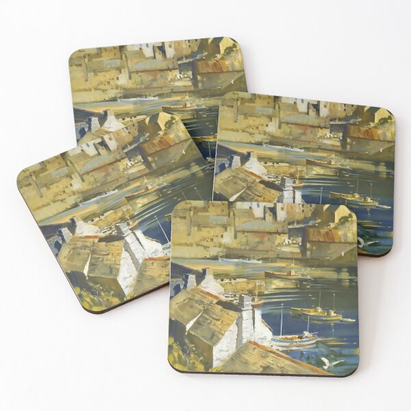 Item preview, Railway Poster Cornwall designed and sold by stickart-marek.