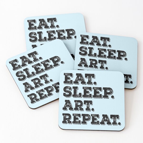 Item preview, Eat Sleep Art Repeat - Funny Gift   designed and sold by meedTee.