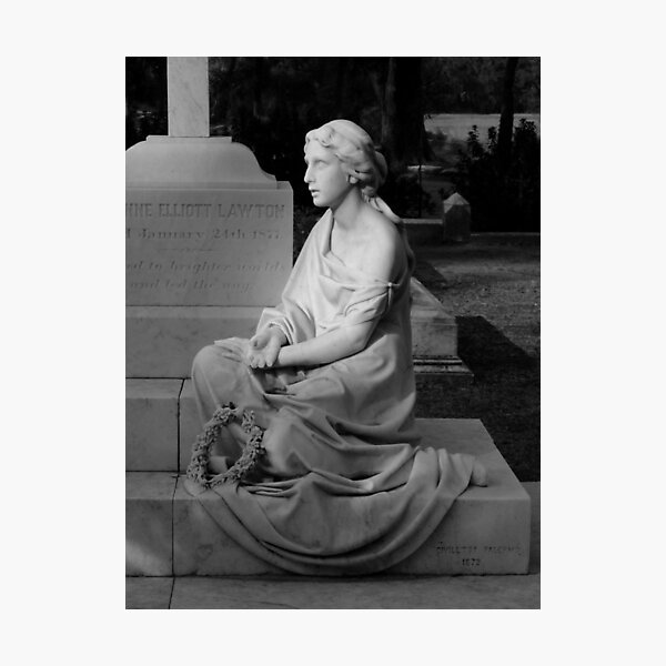 Angel Statue Photographic Print